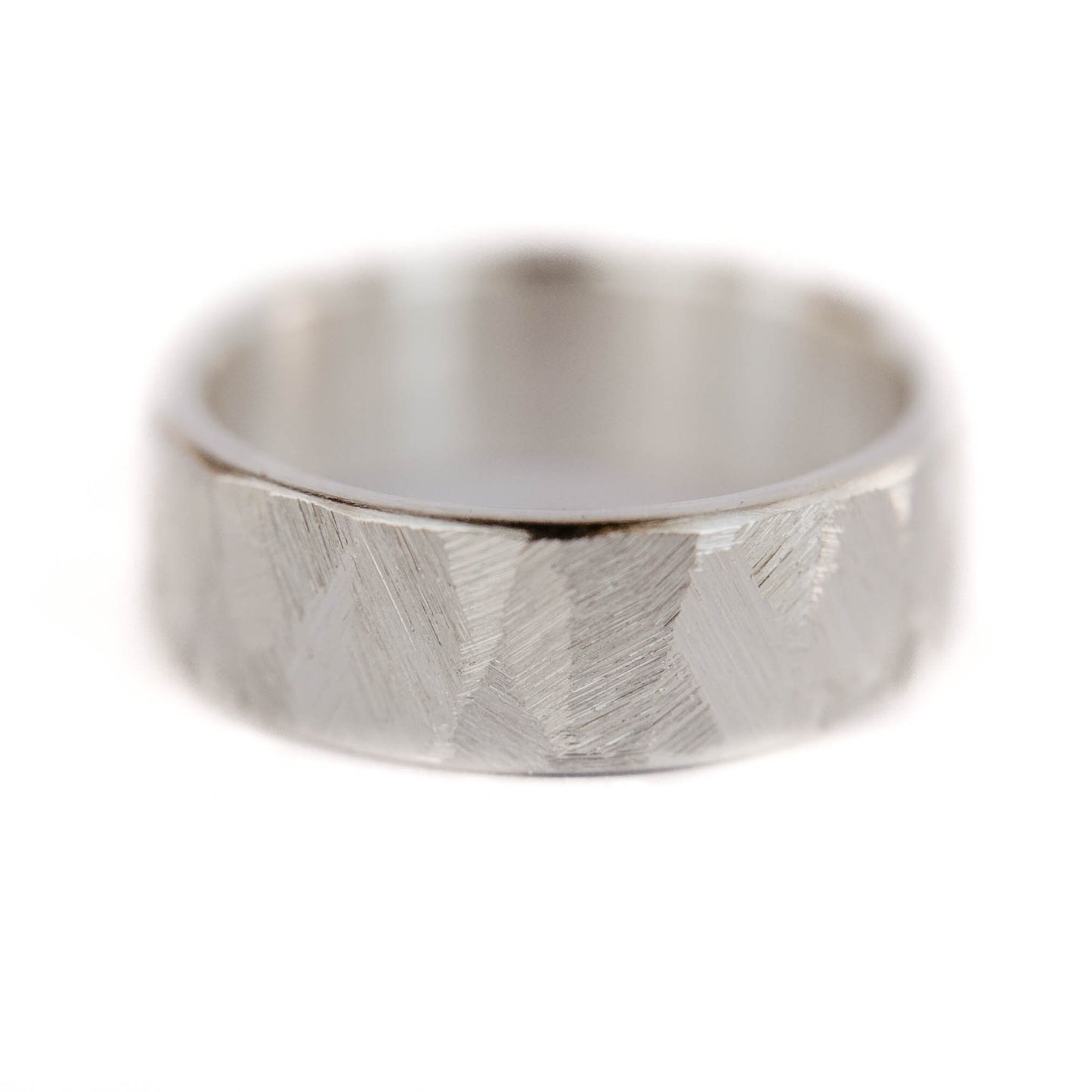 Distressed Silver Wedding Band, Forged Rustic Wedding Ring, Handmade Wedding Ring, Unique Wedding Band, Boho Wedding Band